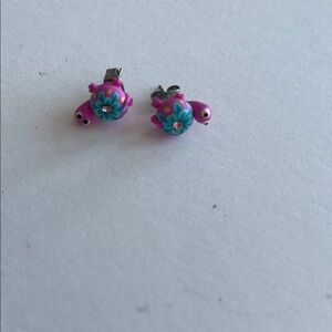Claire's Pink and Blue Turtle Earrings
